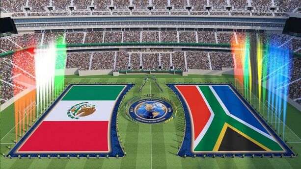 Así será el protocolo para la inauguración de la Copa del Mundo en el Estadio Ciudad de México (Cortesía FIFA)