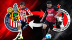 Yael Padilla va a Xolos y Kevin Castañeda pasa a Chivas. (Fotos: Imago7)