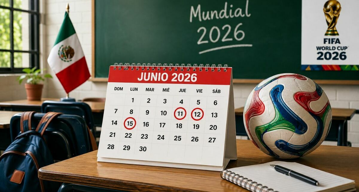 ¿No habrá clases por el Mundial 2026? SEP aclara las fechas de suspensión en junio. (ChatGPT).