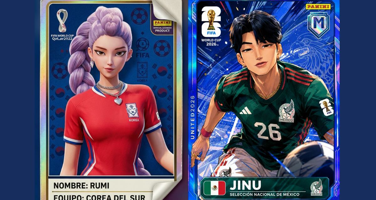 Así puedes hacer tus estampas mundialistas de 'Las Guerreras K-Pop' | Foto: Gemini AI