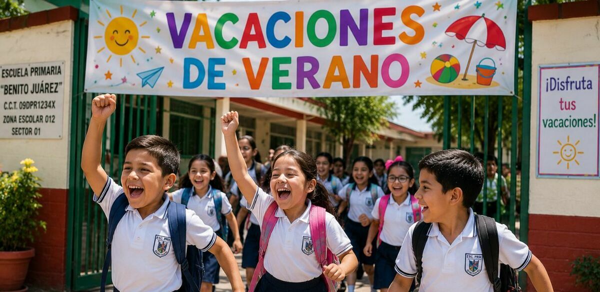 SEP: estudiantes que terminan clases antes del 15 de julio y tienen vacaciones anticipadas. Foto: ChatGPT