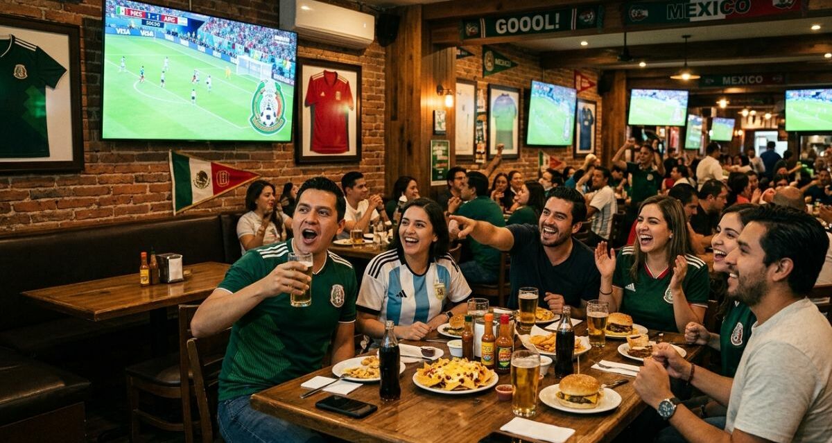 Transmitir partidos del Mundial en tu comercio sin permiso puede costarte miles de pesos | Foto: Gemini AI