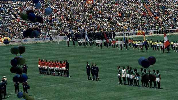 México vs Unión Soviética Mundial de 1970 Partido de Inauguración Estadio Azteca (FOTO: X @miselecciónmx)