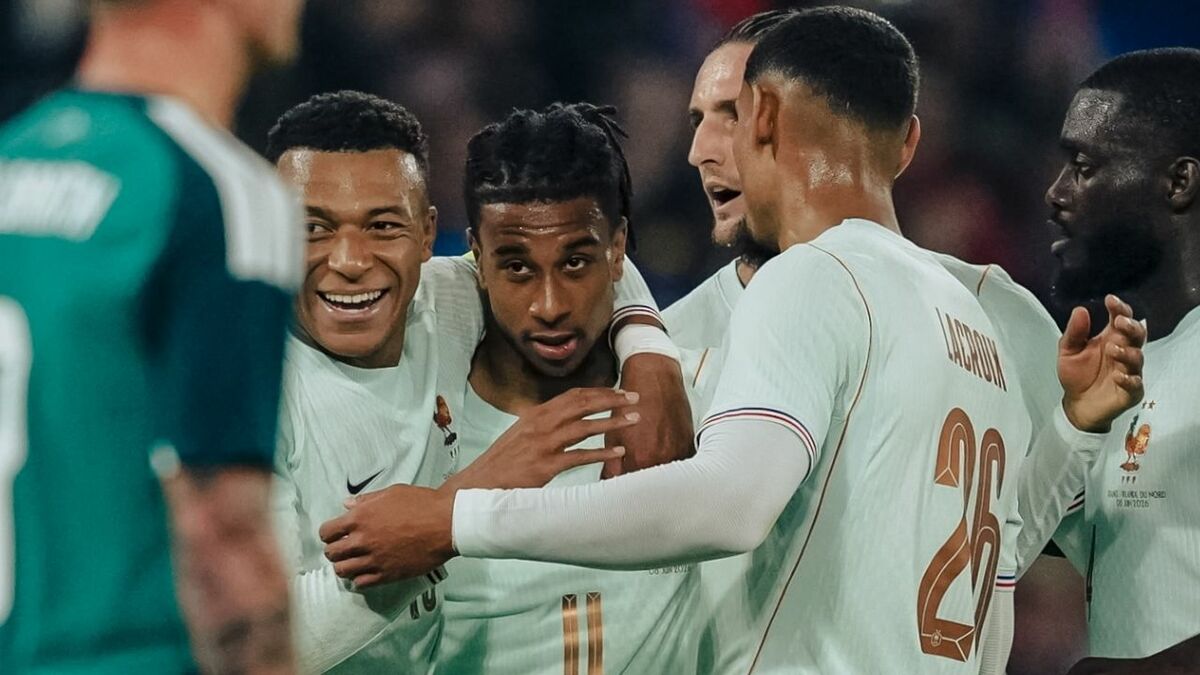 Olise hizo tres goles en el partido ante Irlanda. (Foto: @equipedefrance)
