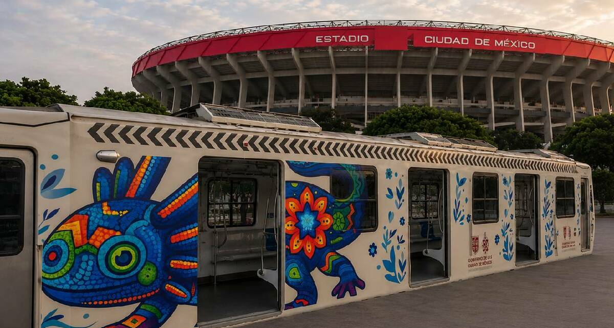 Así puedes llegar al Estadio CDMX en Tren Ligero / Mexsport-Chatgpt