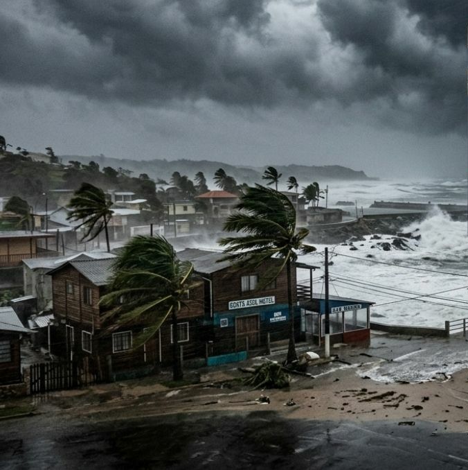 Tormenta Tropical Boris | Foto: Gemini y CONAGUA