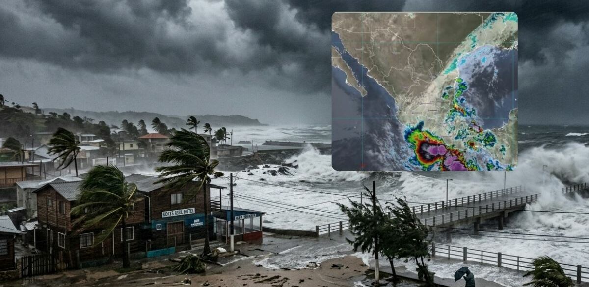 Tormenta Tropical Boris | Foto: Gemini y CONAGUA
