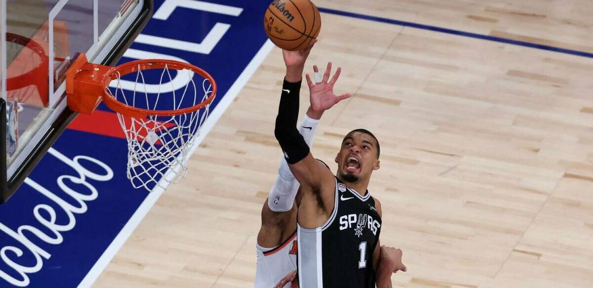 Wembanyama fue clave en la victoria (Reuters)