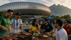Aficionados podrán disfrutar de la carne asada en tierra regia. (Foto: IA ChatGPT)