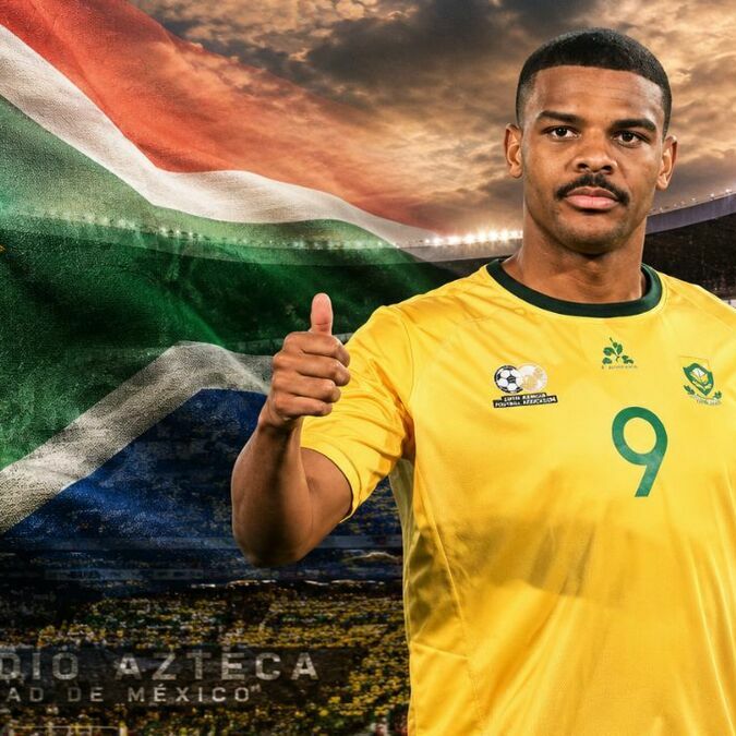 Lyle Foster es la figura de Sudáfrica. (foto: ChatGPT/ lyle.foster17)