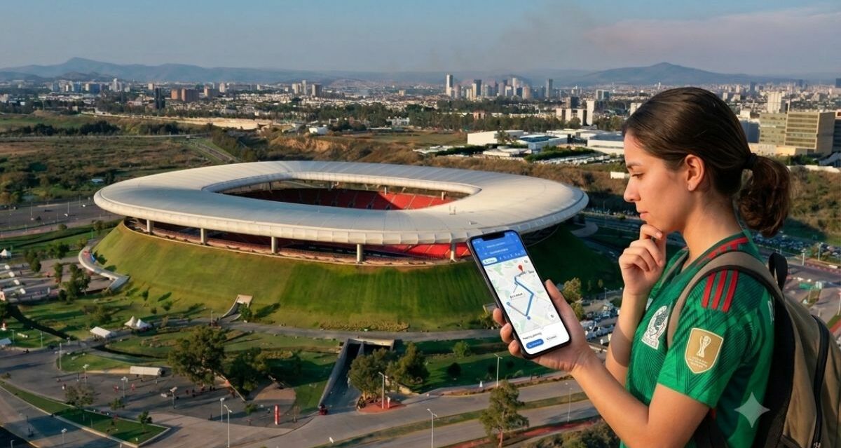 Mundial 2026: así puedes llegar del aeropuerto al Estadio Guadalajara sin complicaciones | Foto: Gemini AI
