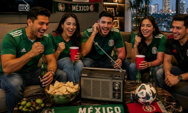Así podrás disfrutar de los partidos del Mundial 2026 a través de radio en México. (ChatGPT).