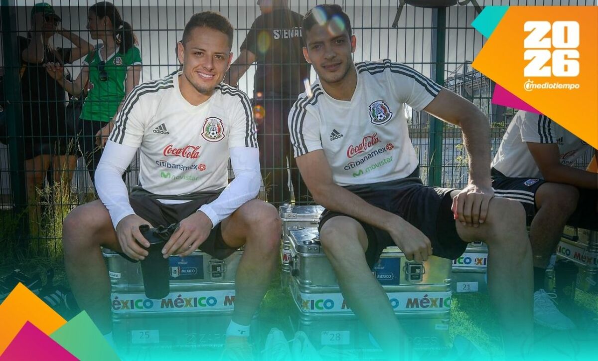 Chicharito y Raúl Jiménez jugaron juntos en la Selección Mexicana (Imago7)