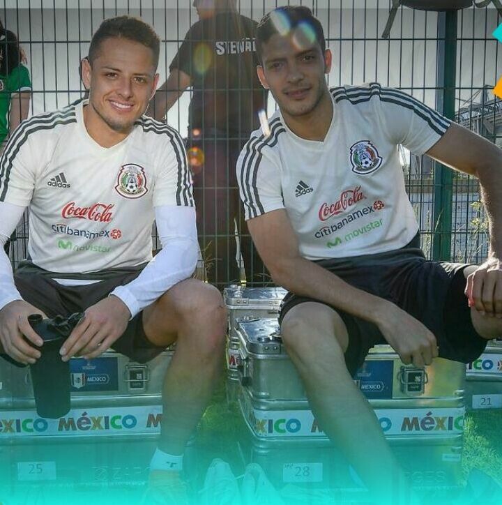 Chicharito y Raúl Jiménez jugaron juntos en la Selección Mexicana (Imago7)