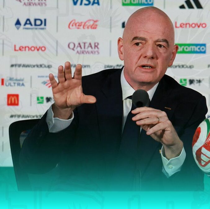 Infantino celebró la numerosa venta de boletos. (Foto: Mexsport)