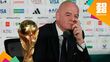 Infantino habló en conferencia en el Estadio Azteca. (Foto: Mexsport)