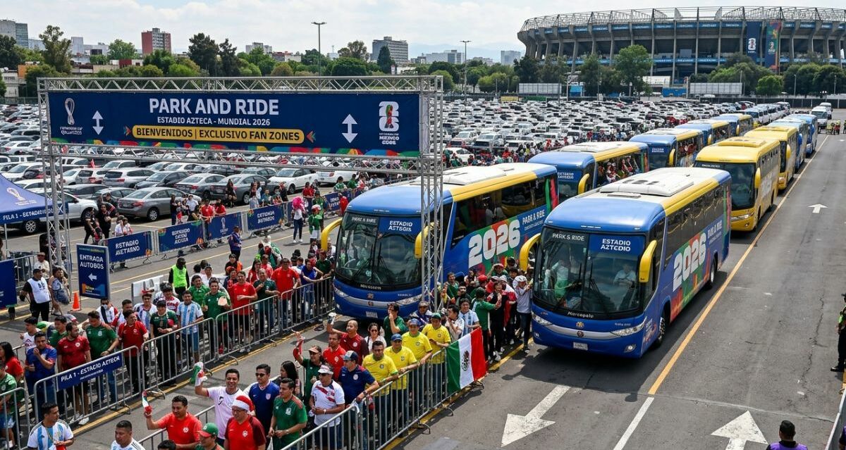 Park & Ride rumbo al Mundial 2026: estos serán los puntos de acceso al estadio | Foto: Gemini AI