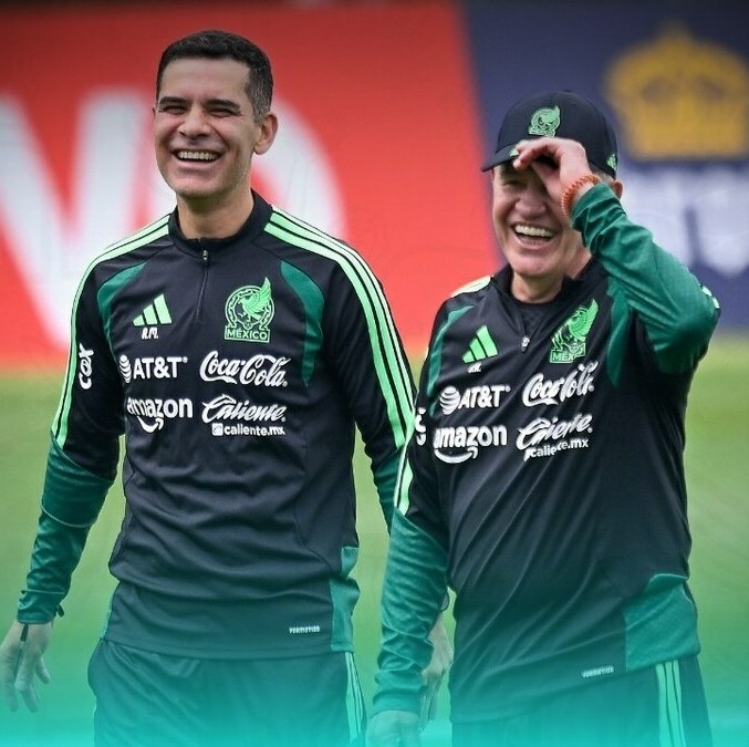 Rafael Márquez y Javier Aguirre (Imago7)