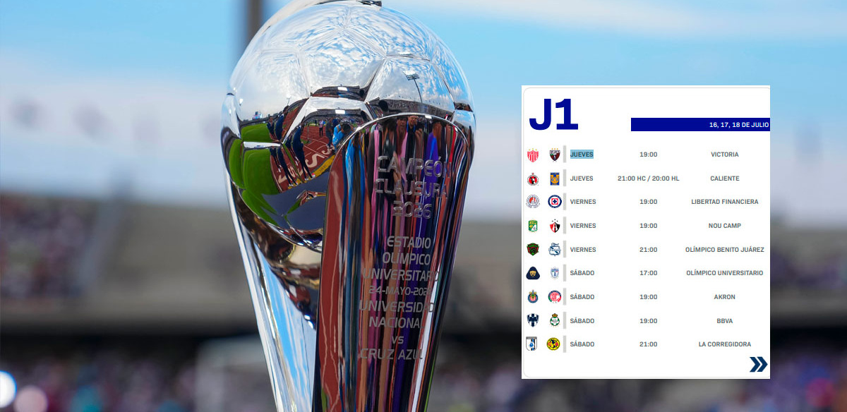 Salió el calendario del Apertura 2026. (Foto: Imago7)
