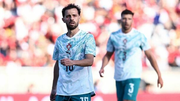 Bernardo Silva con la Selección de Portugal (Reuters)