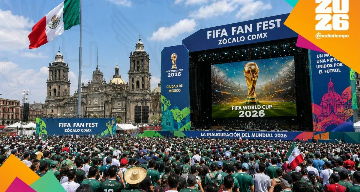 Inauguración del Mundial 2026: cuándo y a qué hora entrar al FIFA Fan Festival del Zócalo. (ChatGPT).