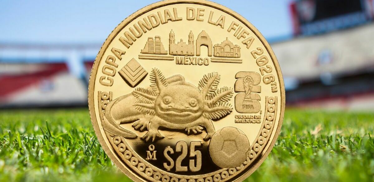 Así es la moneda de oro con ajolote del Mundial 2026 y en estos puntos podrás adquirirla. Foto: ChatGPT