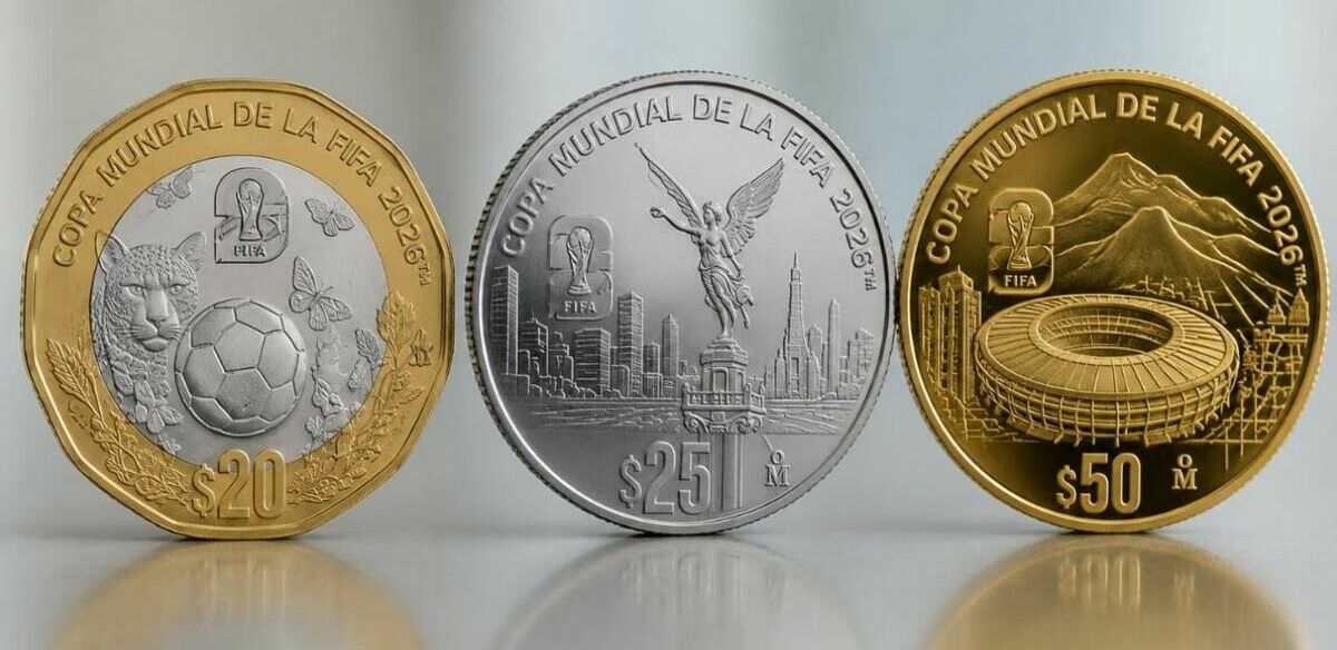 Monedas Conmemorativas del Mundial 2026: Caracteristicas y materiales (FOTO: IA Gemini)