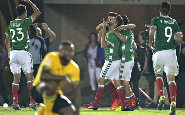Oribe Peralta marcó ante Jamaica en la Copa América de 2016. FOTO: Imago7.