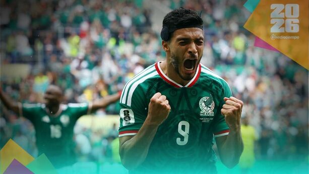 Raúl Jiménez hizo el primer gol en un Mundial (Reuters)