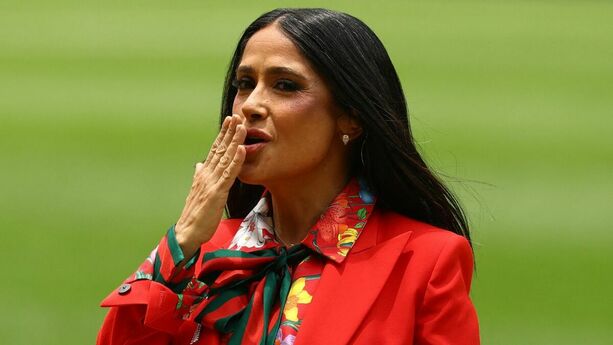 Salma Hayek y su discurso en la inauguración del Mundial 2026. (Reuters).