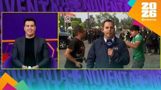 Capta pelea entre aficionados en vivo | Captura