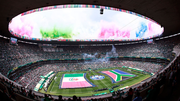 El Estadio Azteca se vistió de gala. (Foto: Mexsport)