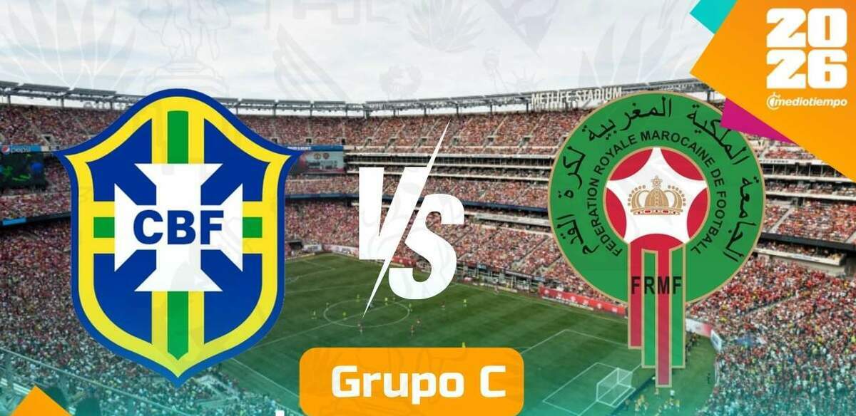 Mundial 2026 Fase de Grupos Brasil vs Marruecos Grupo C (FOTO: Especial)