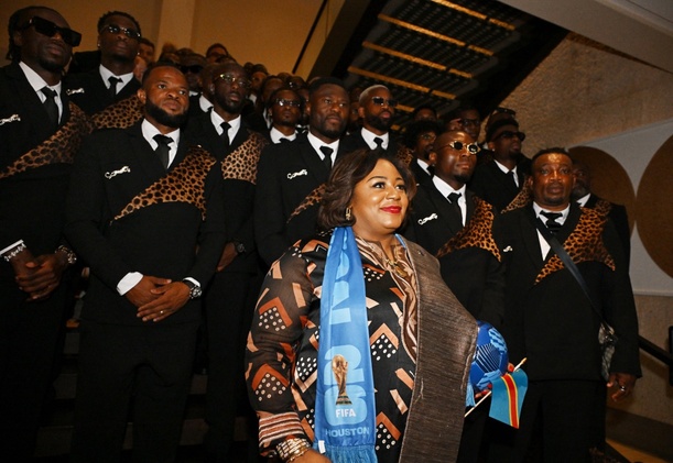 RD Congo a su arribo a la ciudad de Houston, Texas (Reuters)