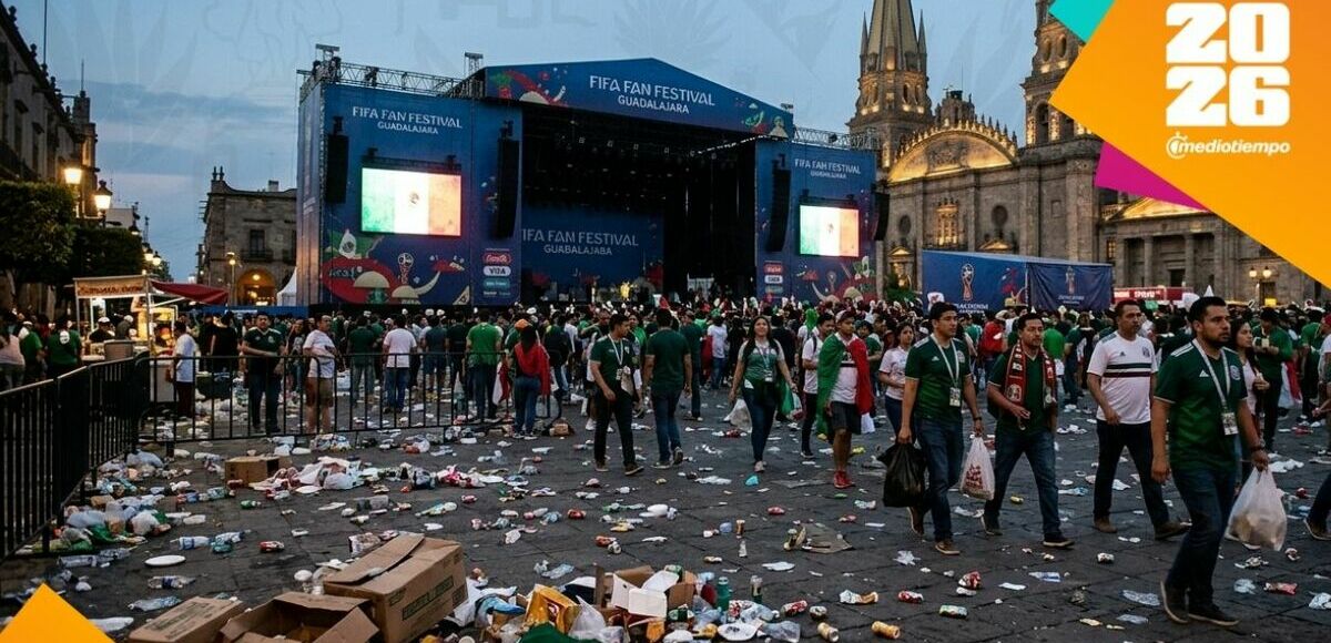 Mundial 2026: la celebración en Guadalajara deja 36.8 toneladas de desechos | Foto: Gemini