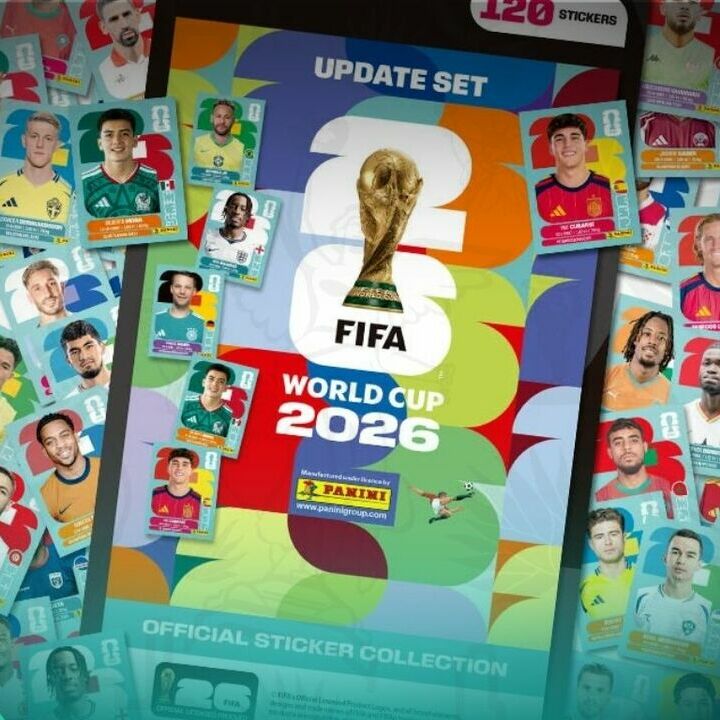 Ya está en preventa el set de actualización del álbum Panini de Mundial 2026 (Instagram @panini_mx)