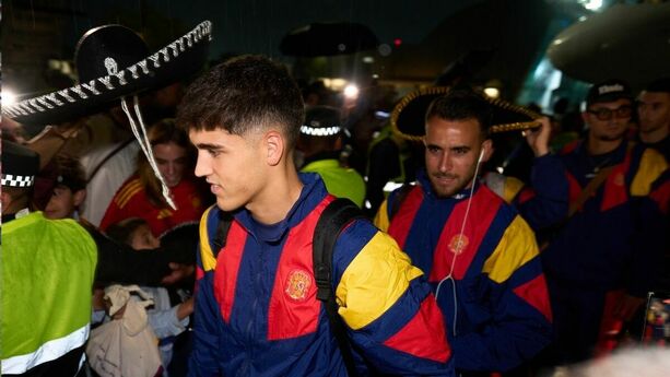 La Selección de España fue recibida con gran cariño en Puebla (Fotografía: @SEFutbol)