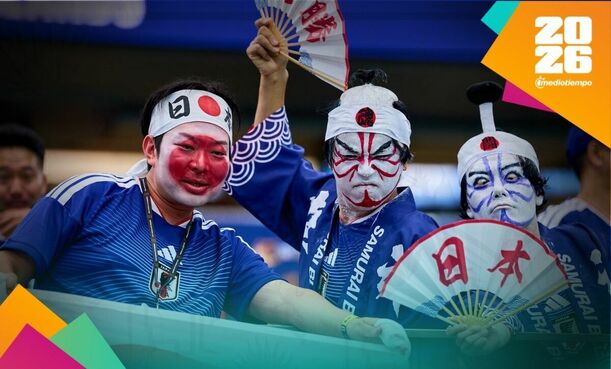Afición de Japón durante el Mundial 2026 (Mexsport)