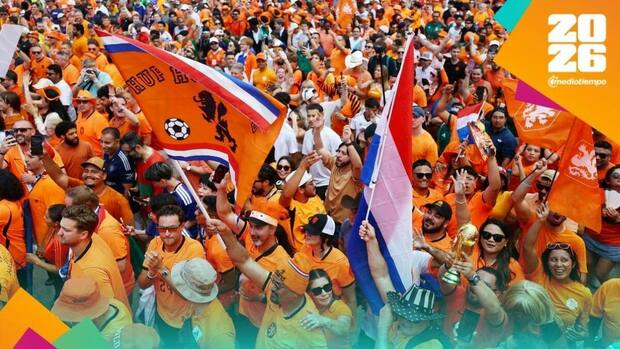 La afición de Países Bajos se hizo presente en gran número (Reuters)
