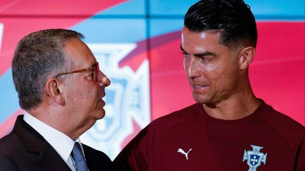 Cristiano Ronaldo estuvo con el Presidente de Portugal (Foto: X @selecaoportugal)