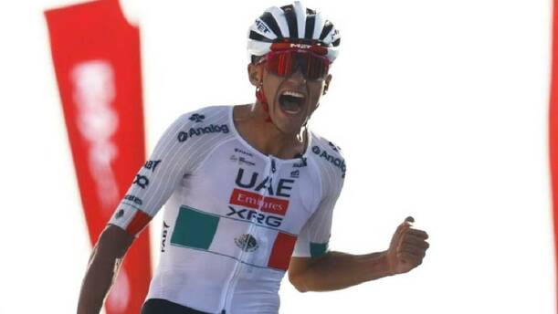 Isaac del Toro gana en el Tour de Auvernia / X: OlimpismoMexicano
