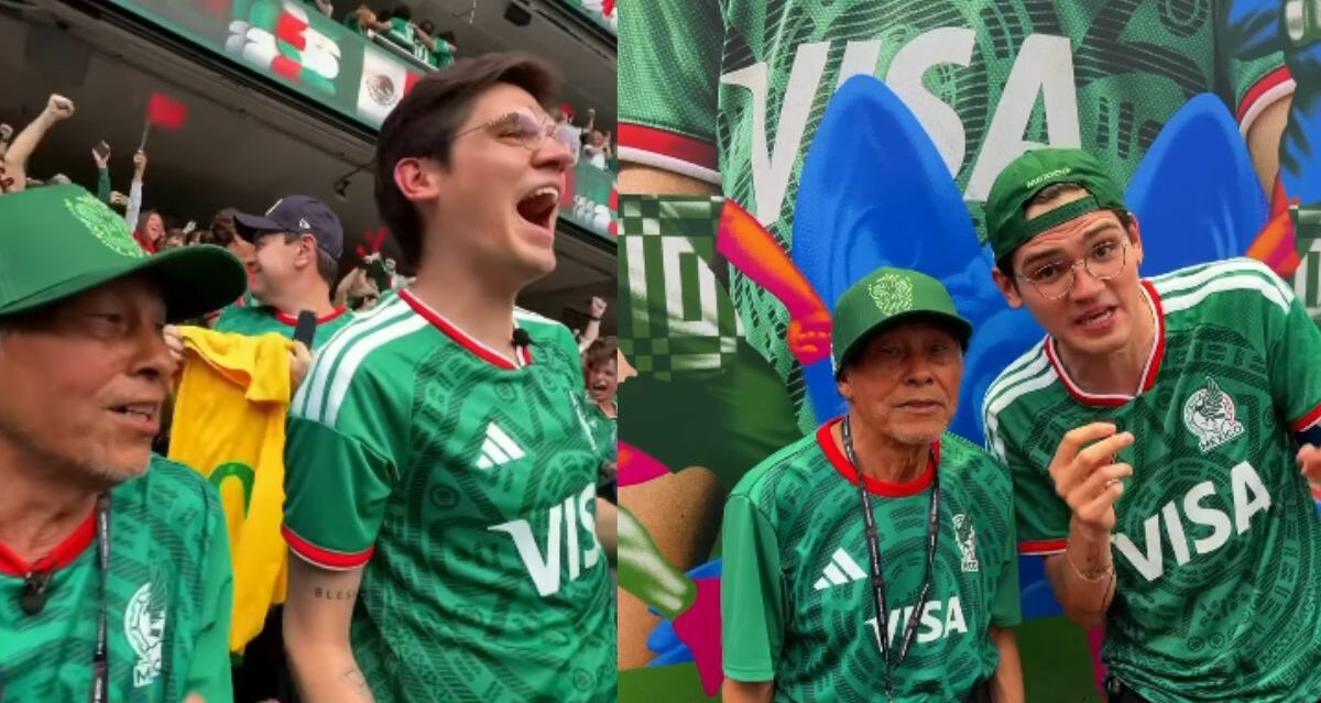 El Mariana se roba la atención en la inauguración del Mundial al llevar a un fan al estadio | Foto: Instagram @elmarianaa