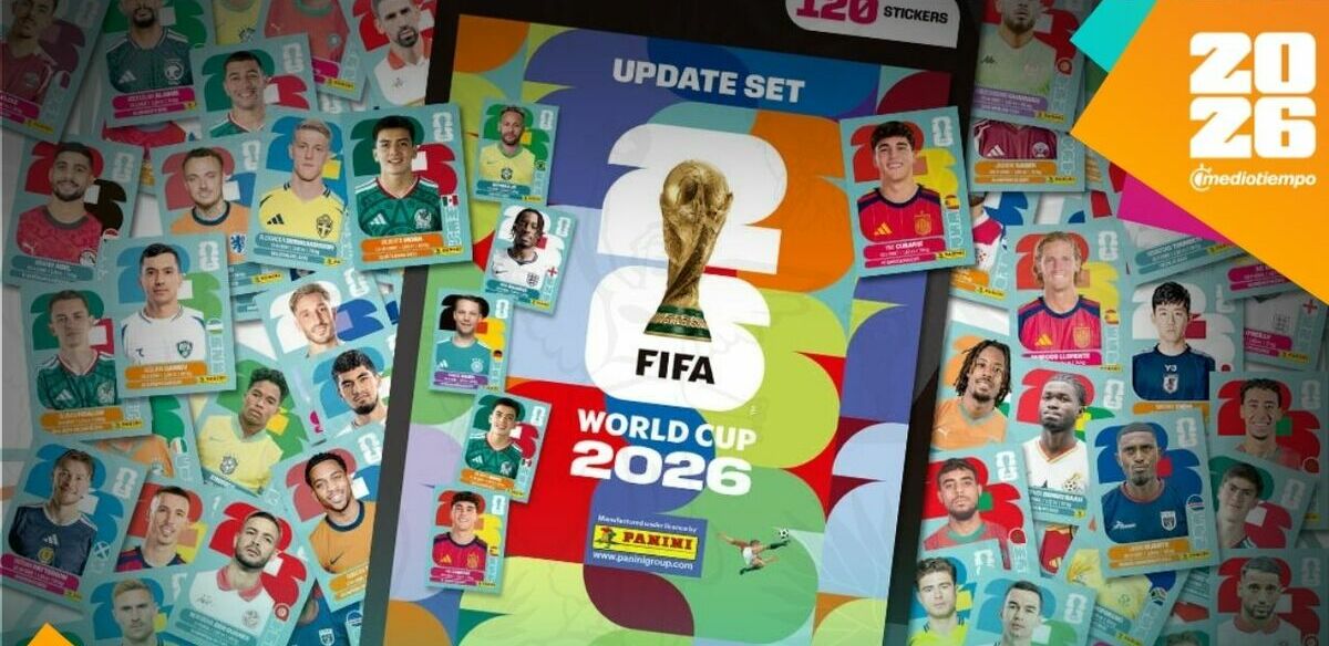 Ya está en preventa el set de actualización del álbum Panini de Mundial 2026 (Instagram @panini_mx)