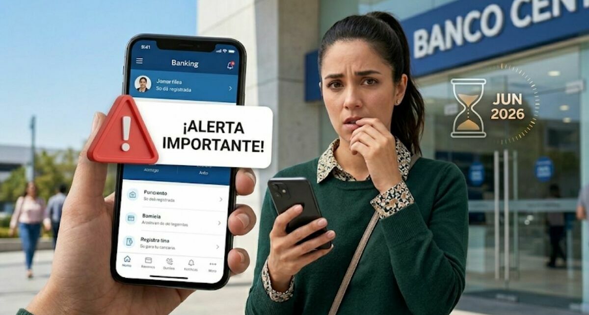 Existen riesgos en tu app bancaris si no registras tu línea telefónica (Imagen creada con IA)