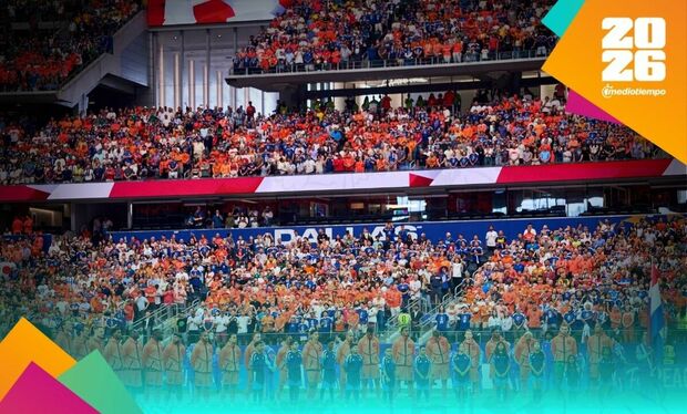 La afición que se dio cita en Dallas para el juego de Países Bajos y Japón. (Foto: Mexsport)