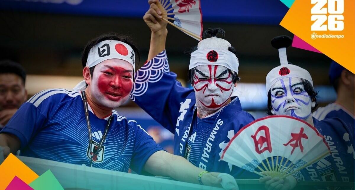 Afición de Japón durante el Mundial 2026 (Mexsport)