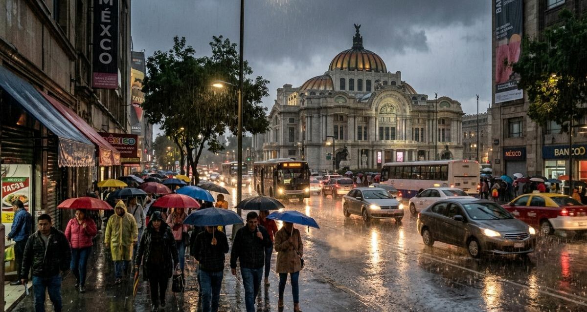 Alerta por lluvias: frente frío fuera de temporada afectará gran parte de México