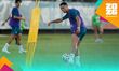 Cristiano Ronaldo en un entrenamiento de Portugal (Reuters)