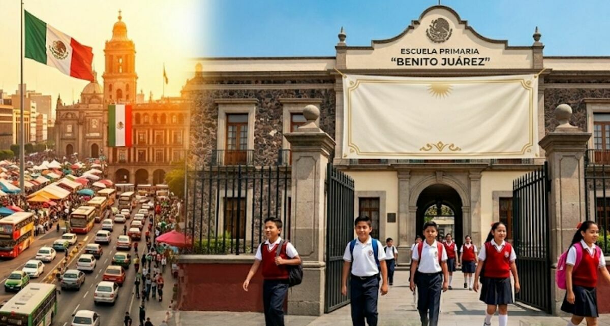 Padres de familia y alumnos de educación básica en México se preguntan si hay clases mañana lunes 15 de junio (Imagen creada con IA)