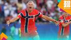 Haaland no pudo tener un mejor debut en Copas del Mundo (Reuters)